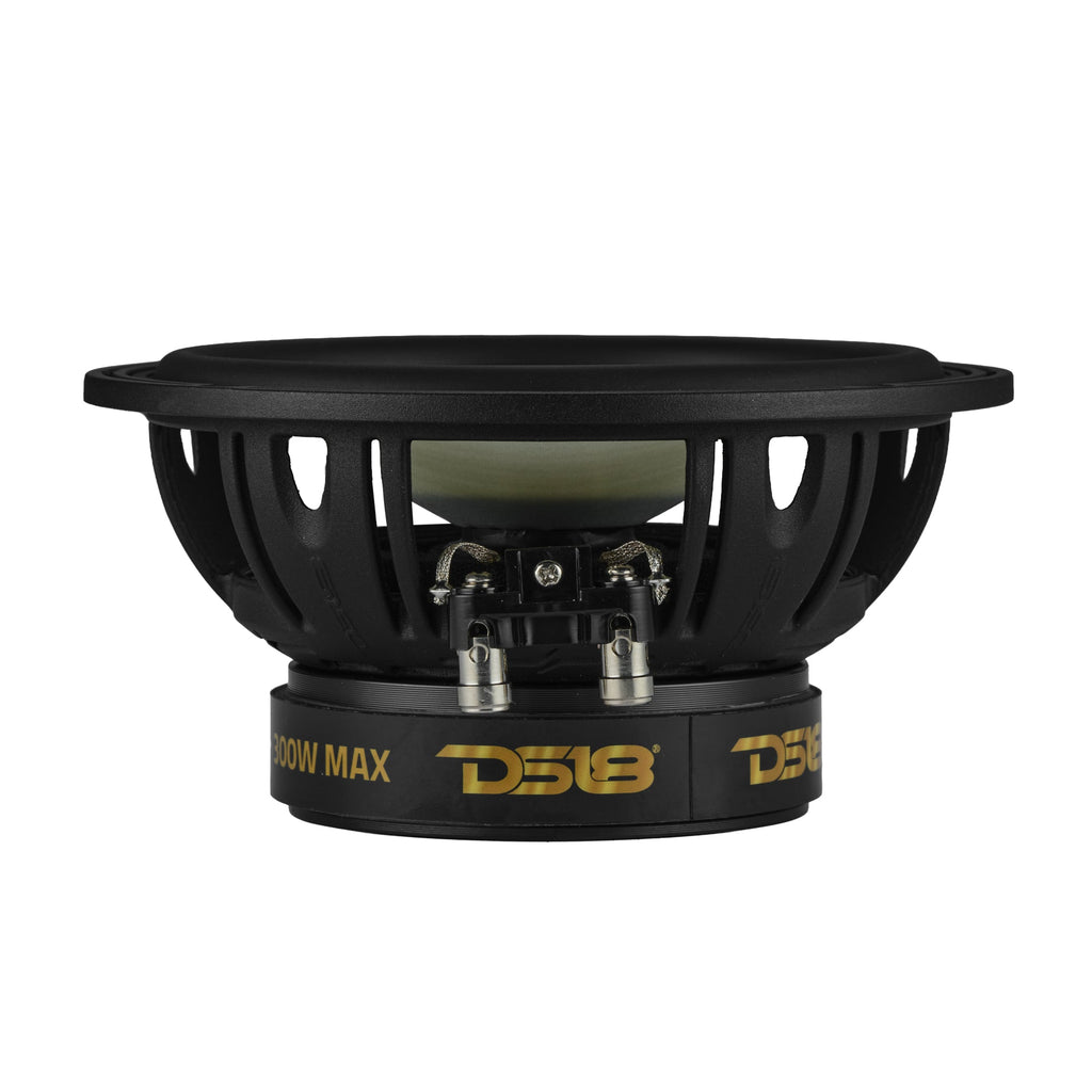 DXQ 6.5" 2-Way Component Speaker Set with Yellow Straw + Composite Foam Cone | 150W RMS 4-Ohm