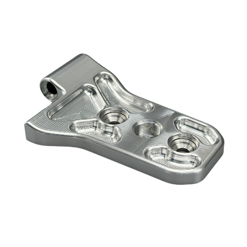 CMM Offroad machined hinge with mounting holes — available from Offroad Trading Company