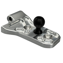 Load image into Gallery viewer, CMM Offroad billet hinge and accessory ball on white background — available from Offroad Trading Company