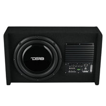 Load image into Gallery viewer, 10" Loaded Amplified Shallow Down Fire Subwoofer Enclosure 250 Watts Rms