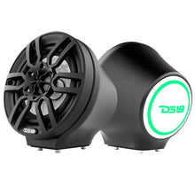 Load image into Gallery viewer, 6.5” Universal Flat Mount Kick Panel Speaker Pod – Jet Skis, Jeeps, Motorcycles – RGB LED Lights