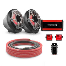 Load image into Gallery viewer, 6.5" Loaded Flat Mount Speaker Pods with Amplifier, Installation Kit and RGB LED Lights, Package for Can-Am Spyder &amp; Ryker