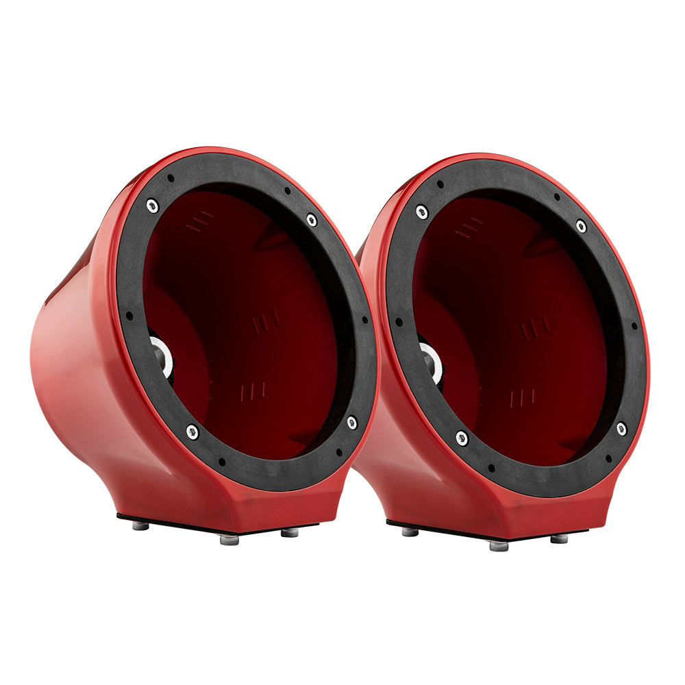6.5” Universal Flat Mount Kick Panel Speaker Pod – Jet Skis, Jeeps, Motorcycles – RGB LED Lights