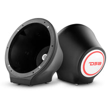 Load image into Gallery viewer, 6.5” Universal Flat Mount Kick Panel Speaker Pod – Jet Skis, Jeeps, Motorcycles – RGB LED Lights