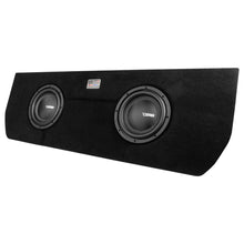 Load image into Gallery viewer, Dual 10" Loaded Subwoofer Enclosure for Tundra 2022 and Up Double Cab and Crew Max With subwoofers and Amplifier (2 X IXS10.4D AND S-3500.1SL Included)