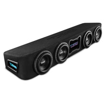 Load image into Gallery viewer, Ford F-150 Forward Firing Loaded Subwoofer Enclosure with Dream LED Lights, Amplifier and Wiring Kit
