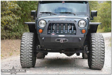 Load image into Gallery viewer, Jeep JK Shorty Front Bumper For 07-18 Wrangler JK Complete With Winch Plate Rigid Series Rock Slide Engineering