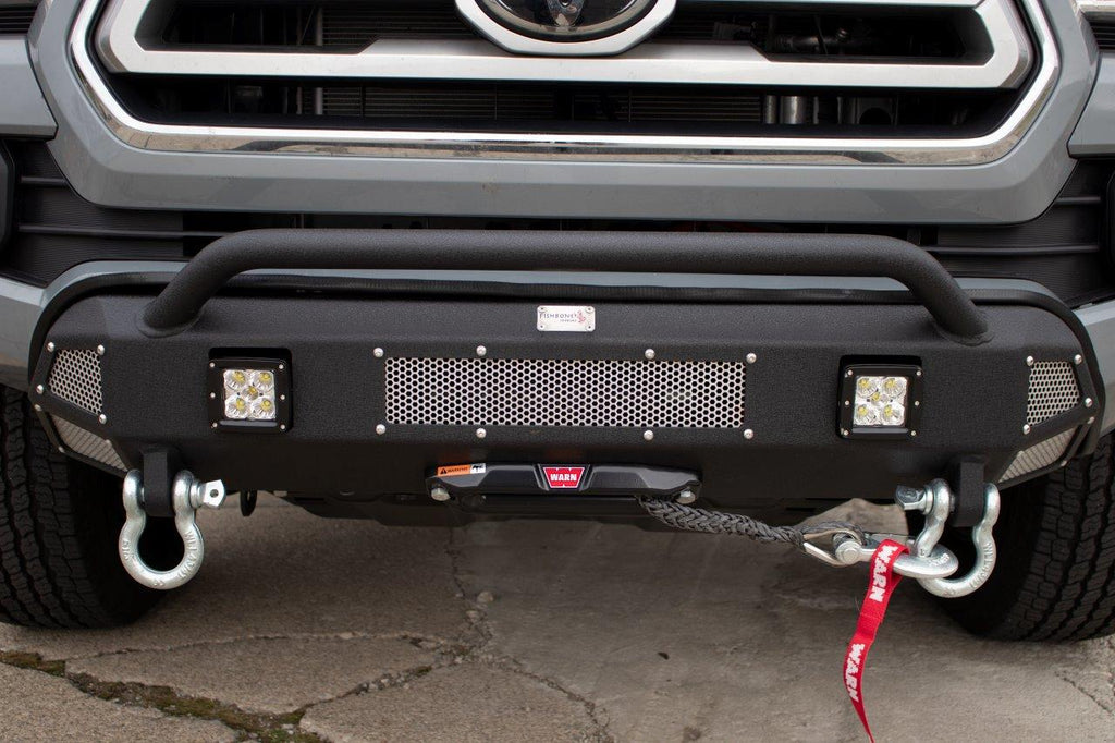 Fishbone Offroad Front Bumpers 2016-Present Toyota Tacoma Center Stubby Front Bumper Fishbone Offroad - FB21311