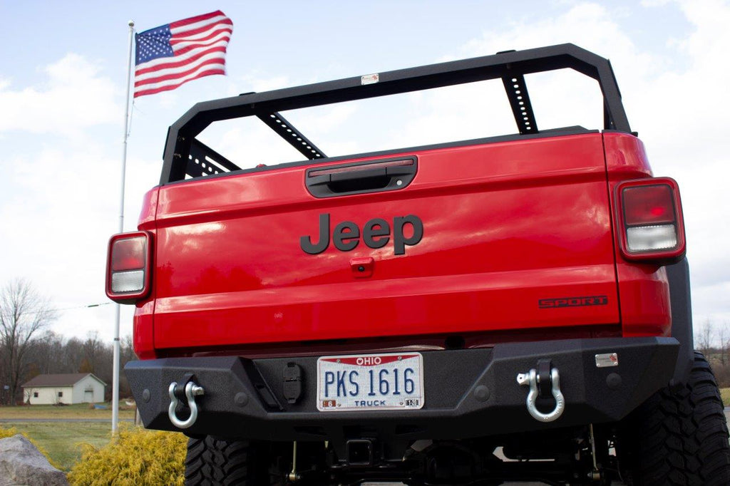 Fishbone Offroad Rear Bumpers Gladiator Mako Rear Bumper For 20-Pres Jeep Gladiator Fishbone Offroad - FB22149