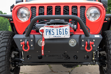 Load image into Gallery viewer, Fishbone Offroad Front Winch Bumpers Jeep JL/Gladiator Front Winch Bumper for 18-Pres Wrangler JL/Gladiator Black Powdercoat Fishbone Offroad - FB22178