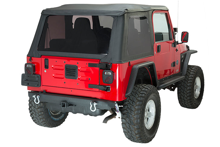 Fishbone Offroad Rear Bumpers Jeep YJ/TJ Rear Bumper with Receiver For 87-06 YJ Wrangler TJ Wrangler Fishbone Offroad - FB22217