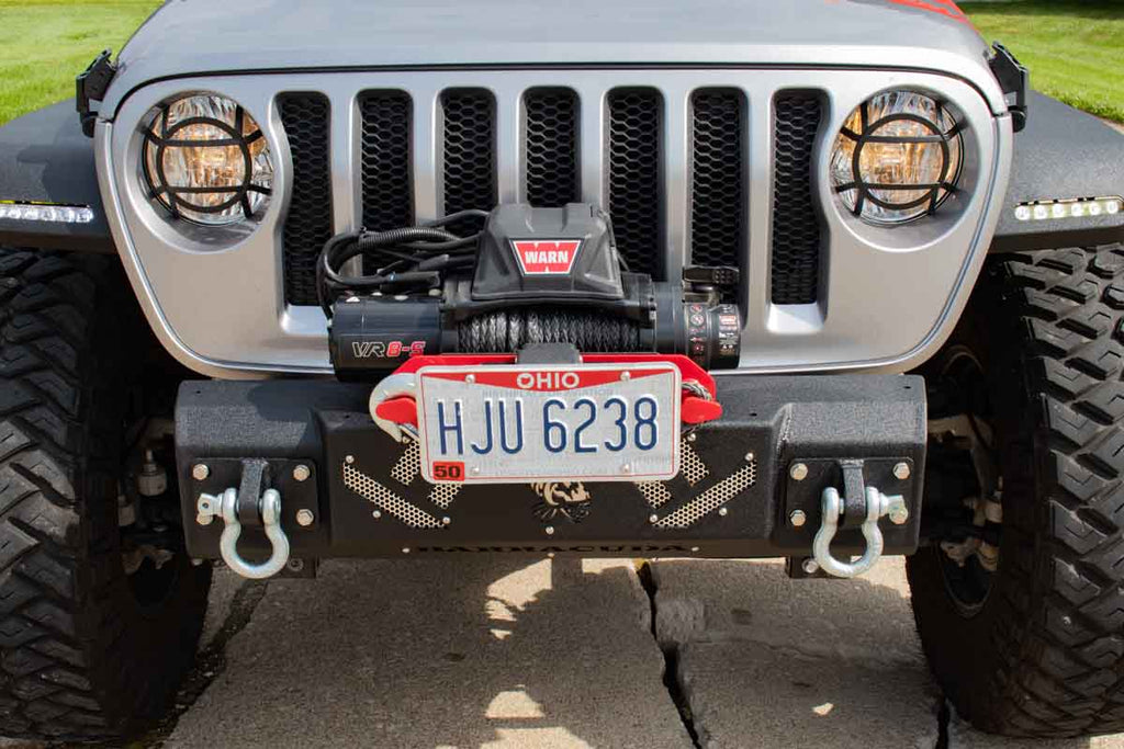 Fishbone Offroad Front Bumpers Barracuda Modular Front Bumper - Base 07-18 Jeep Wrangler, 18-Present Jeep Wrangler, 18-Present Jeep Gladiator JT Fishbone Offroad - FB22341