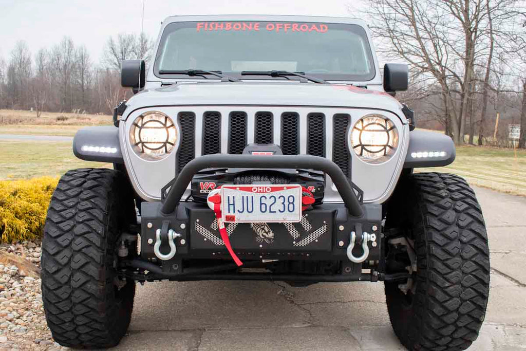 Fishbone Offroad Bumper Bull Bar Barracuda Bull Bar 07-18 Jeep Wrangler, 18-Present Jeep Wrangler, 18-Present Jeep Gladiator JT Fishbone Offroad - FB22342