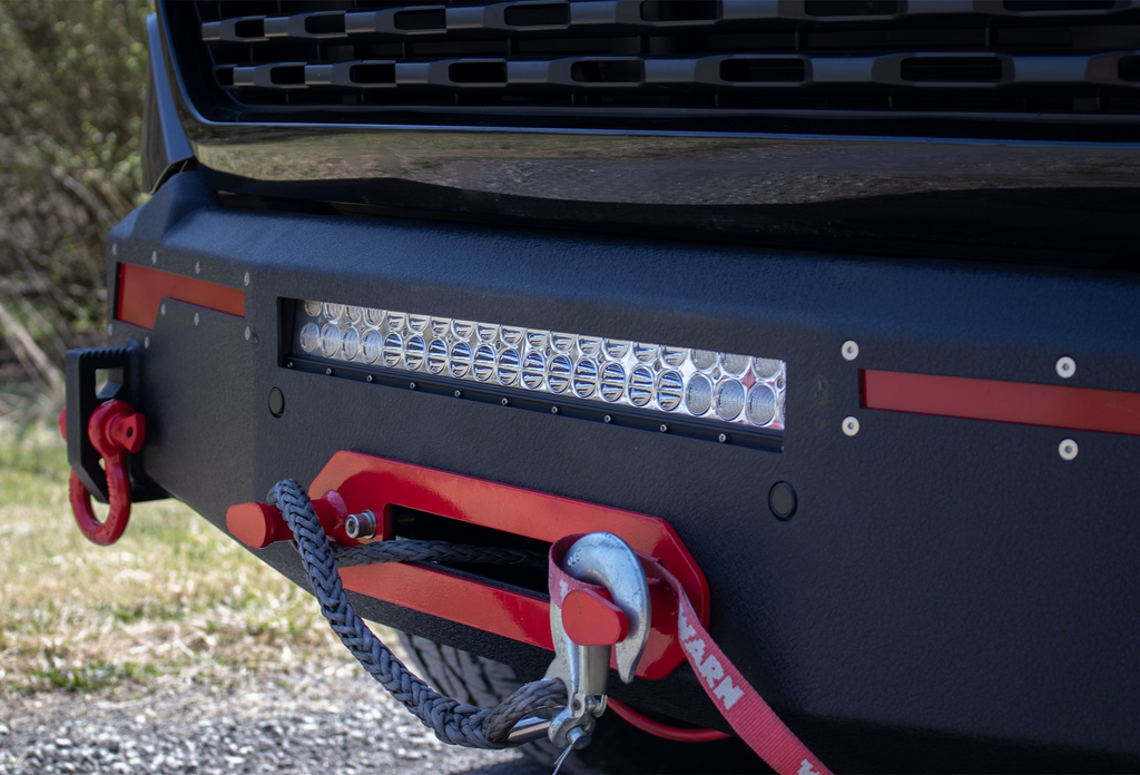 Fishbone Offroad Winch Cover Plate 2019-2023 Ram 1500 Pike Winch Plate Fishbone Offroad - FB22401