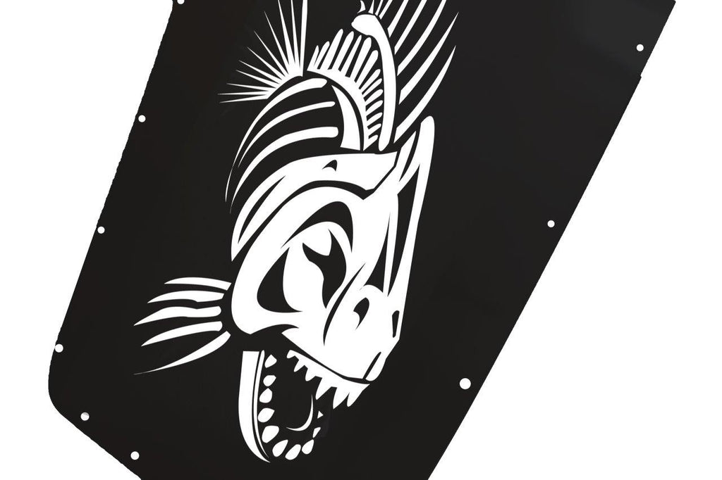 Fishbone Offroad Hood Louver Jeep TJ Hood Louver 97-02 Jeep Wrangler Black Fishbone Offroad - FB31131