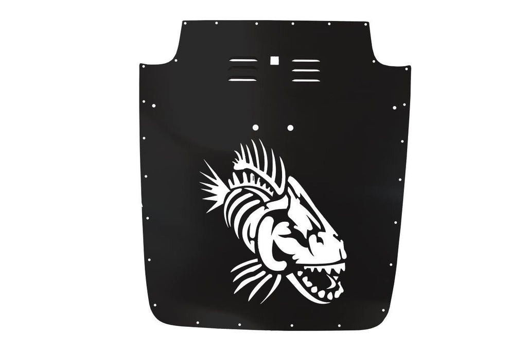 Fishbone Offroad Hood Louver Jeep TJ Hood Louver 03-06 Jeep Wrangler Black Fishbone Offroad - FB31132