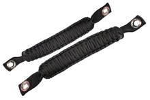 Load image into Gallery viewer, Fishbone Offroad Grab Handles Paracord Grab Handles for A Pillar Sound Bar 07-18 Wrangler JK Black Fishbone Offroad - FB55283