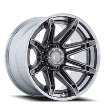 Load image into Gallery viewer, Fuel Off-Road Aluminum Wheels 24X12 Brawl FC401AP 8 On 165.1 Platinum Silver Chrome Lip 125.1 Bore -44 Offset Fuel Off Road Wheels - FC401AP24128044N