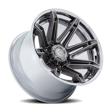 Load image into Gallery viewer, Fuel Off-Road Aluminum Wheels 24X12 Brawl FC401AP 8 On 165.1 Platinum Silver Chrome Lip 125.1 Bore -44 Offset Fuel Off Road Wheels - FC401AP24128044N