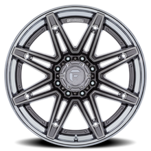 Load image into Gallery viewer, Fuel Off-Road Aluminum Wheels 24X12 Brawl FC401AP 8 On 165.1 Platinum Silver Chrome Lip 125.1 Bore -44 Offset Fuel Off Road Wheels - FC401AP24128044N