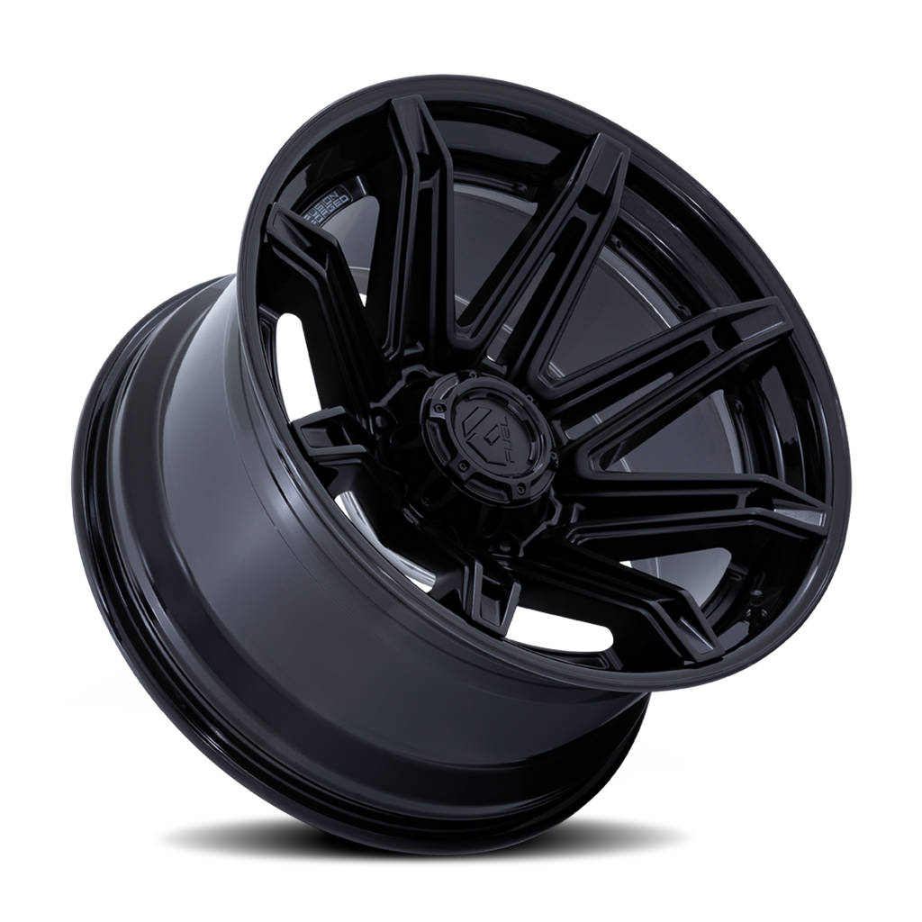 Fuel Off-Road Aluminum Wheels 24X12 Brawl FC401MX 8 On 180 Matte Black/Gloss Black Lip 124.2 Bore -44 Offset Fuel Off Road Wheels - FC401MX24128844N