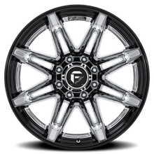 Load image into Gallery viewer, Fuel Off-Road Aluminum Wheels 24X12 Brawl FC401PB 6 On 139.7 Chrome/Gloss Black Lip 106.1 Bore -44 Offset Fuel Off Road Wheels - FC401PB24126844N