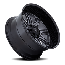 Load image into Gallery viewer, Fuel Off-Road Aluminum Wheels 24X12 Darkstar FC853AB 8 On 165.1 Matte Gunmetal Gray/Black Lip 125.1 Bore -44 Offset Fuel Off Road Wheels - FC853AB24128044N
