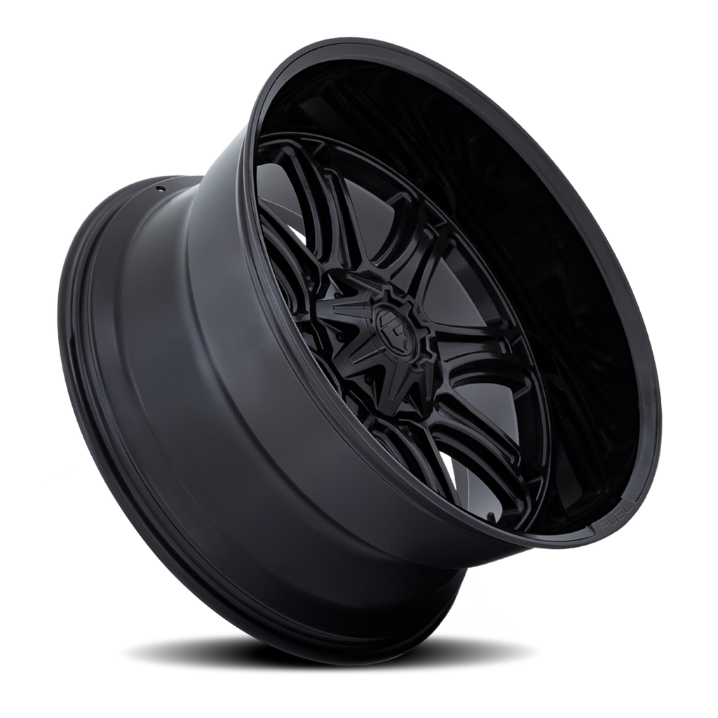 Fuel Off-Road Aluminum Wheels 24X12 Darkstar FC853MB 5 On 139.7/5 On 135 Matte Black/Gloss Black Lip 87.1 Bore -44 Offset Fuel Off Road Wheels - FC853MB24124344N