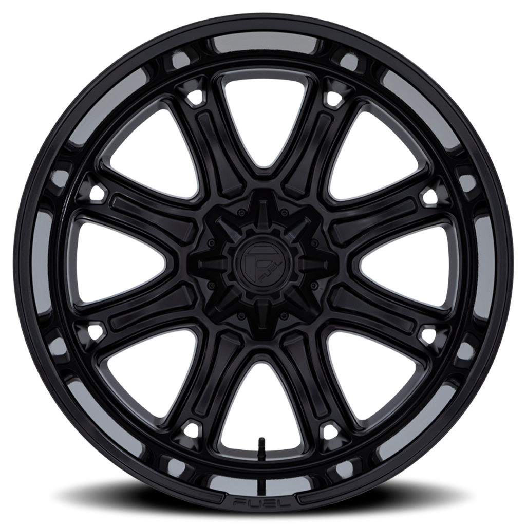 Fuel Off-Road Aluminum Wheels 24X12 Darkstar FC853MB 5 On 139.7/5 On 150 Matte Black/Gloss Black Lip 110.1 Bore -44 Offset Fuel Off Road Wheels - FC853MB24128644N