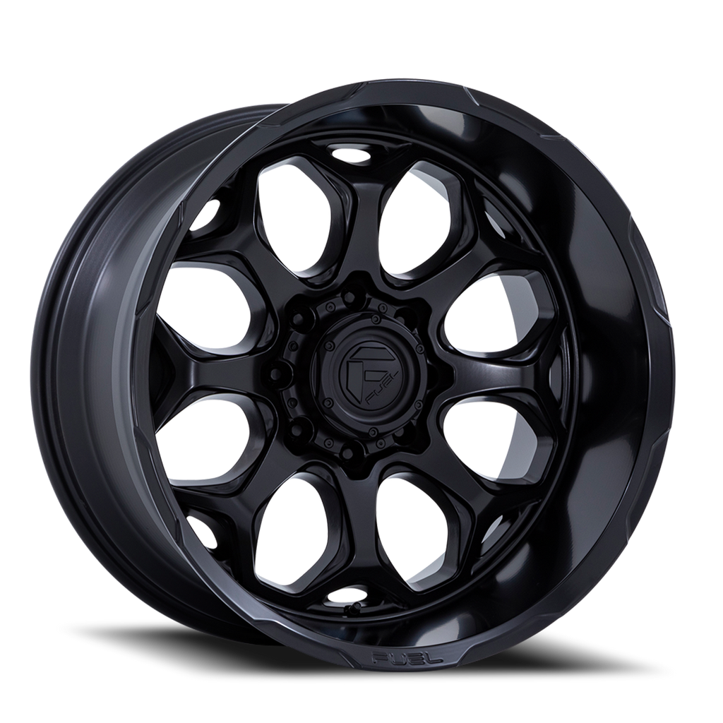 Fuel Off-Road Aluminum Wheels 20X9 Scepter FC862 MX 8 On 165.1 Blackout 125.1 Bore 1 Offset Fuel Off Road Wheels - FC862MX20908001