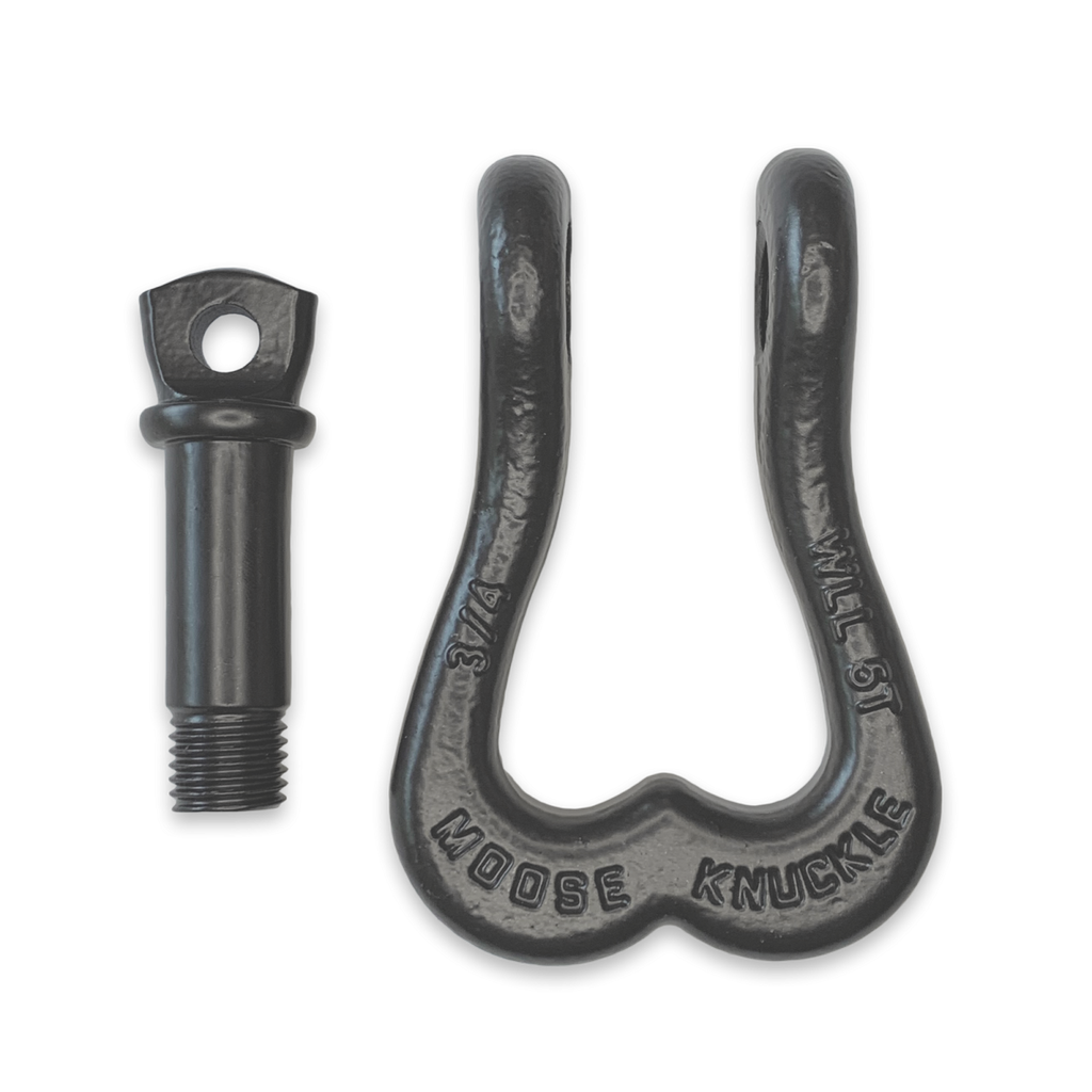 Moose Knuckle XL Shackle 3/4 Matte Gun Gray Moose Knuckle Offroad
