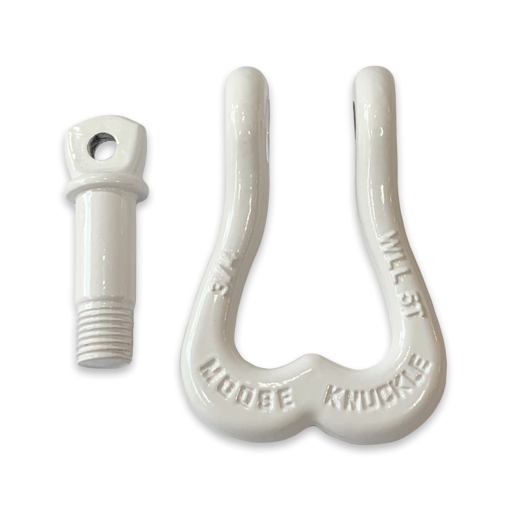 Moose Knuckle XL Shackle 3/4 Pure White Moose Knuckle Offroad