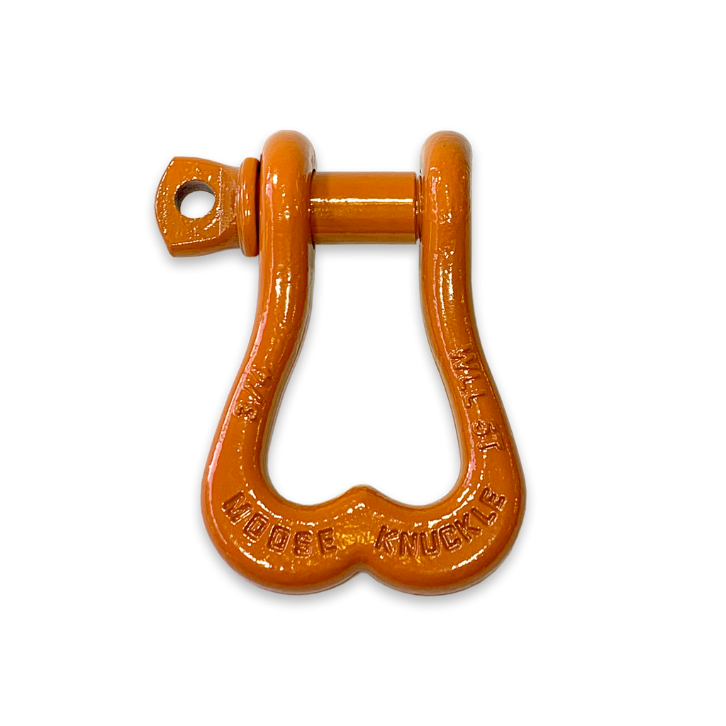 Moose Knuckle XL Shackle 3/4 Obscene Orange Moose Knuckle Offroad
