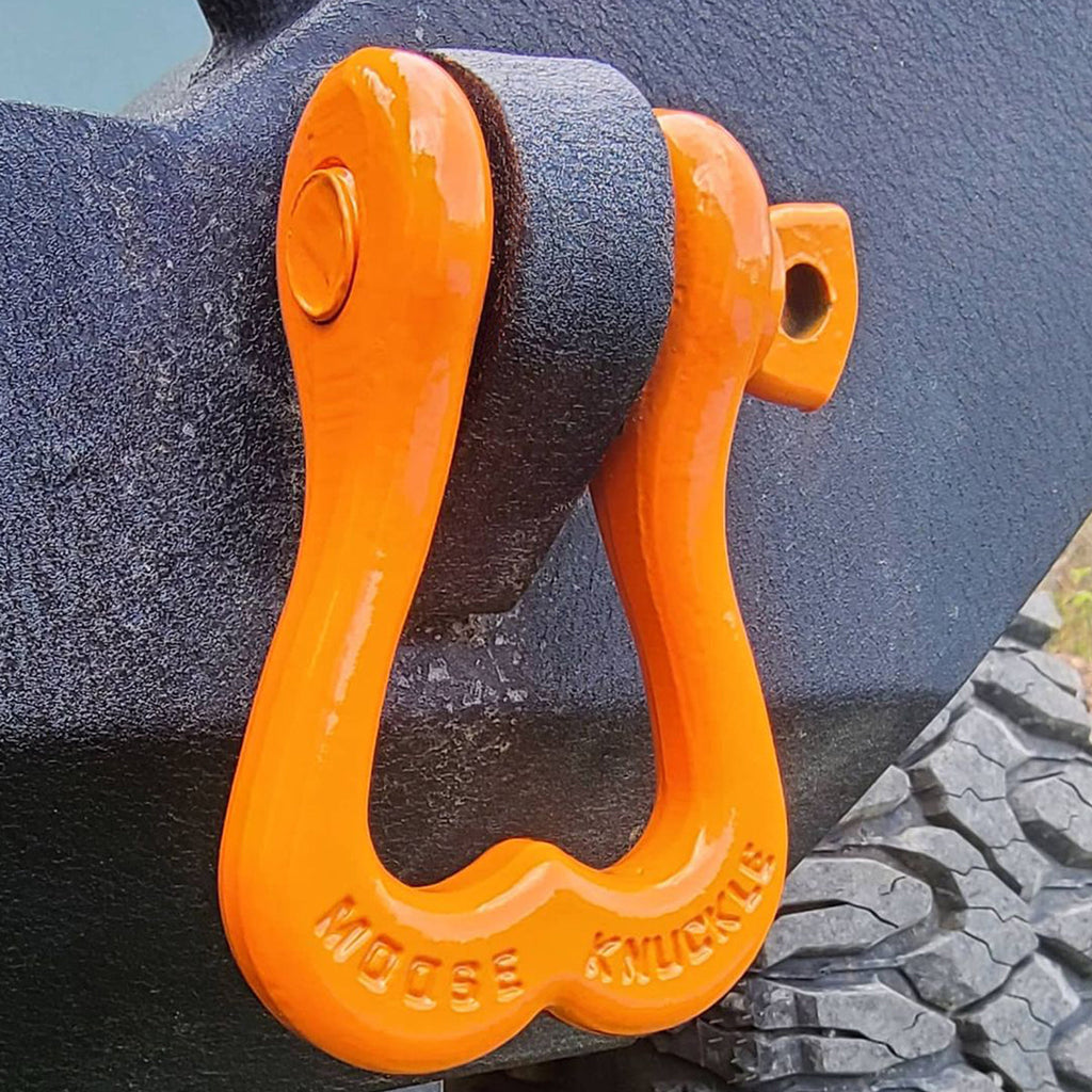 Moose Knuckle XL Shackle 3/4 Obscene Orange Moose Knuckle Offroad