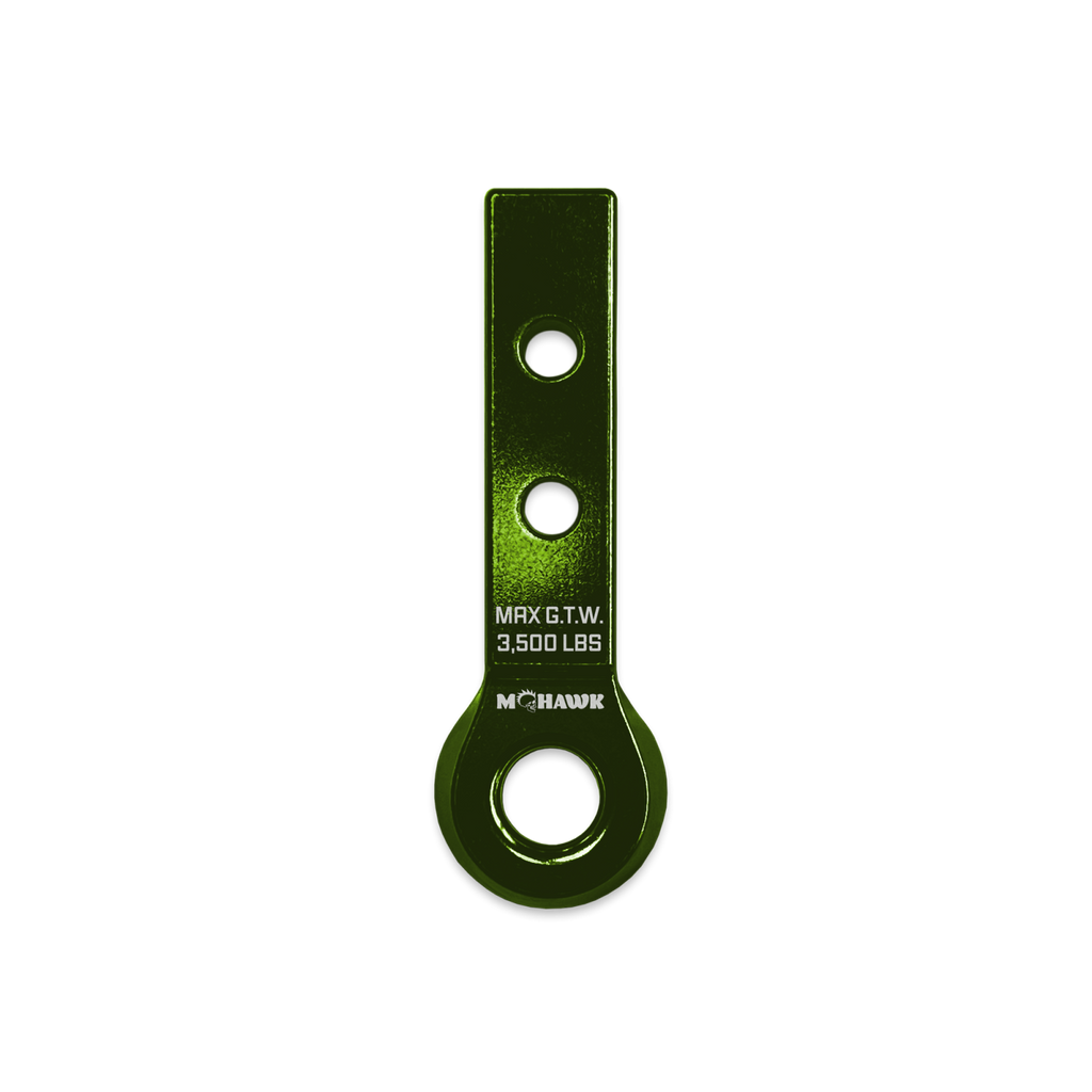 Moose Knuckle Offroad Mohawk Receiver 1.25 Bean Green Moose Knuckle Offroad