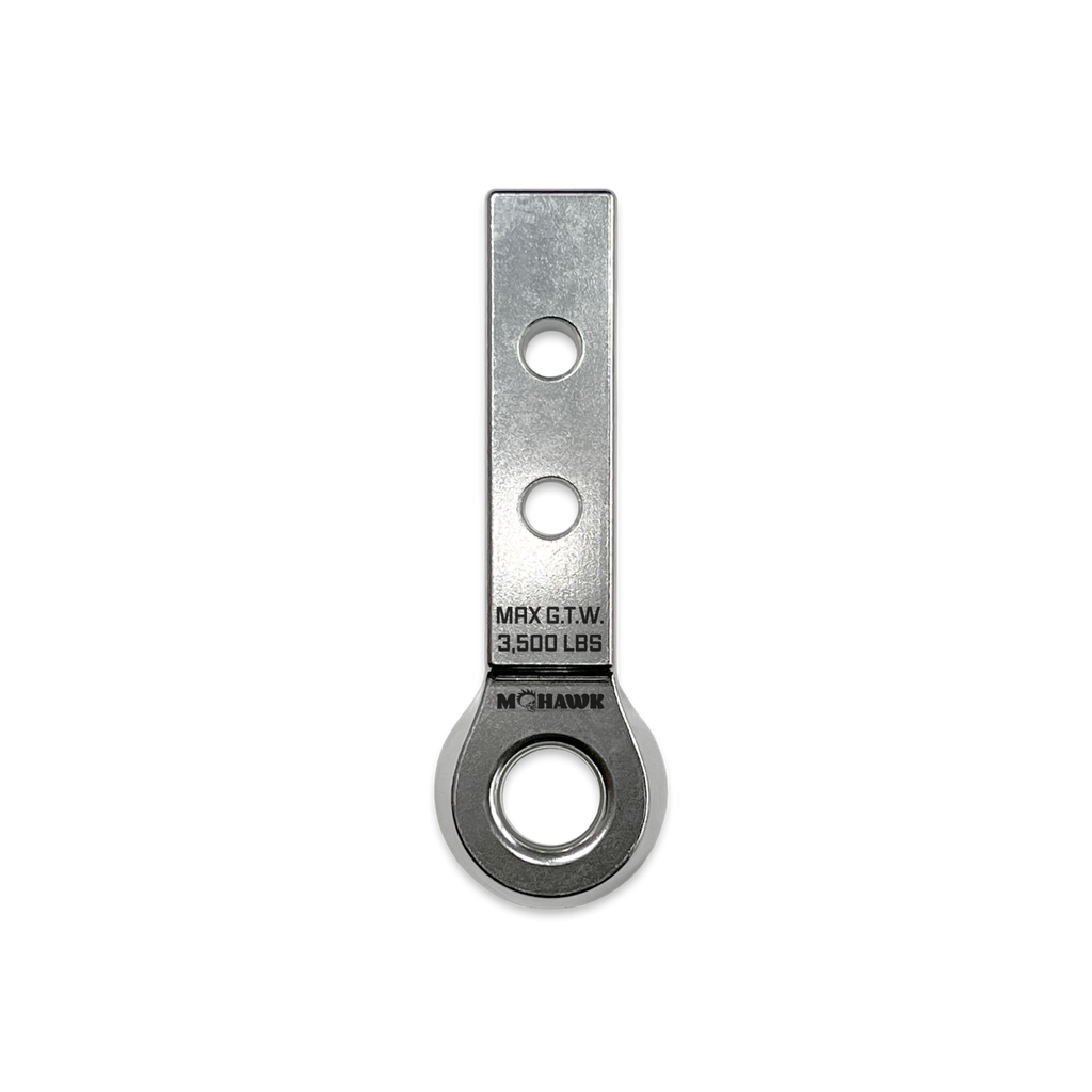 Moose Knuckle Offroad Mohawk Receiver 1.25 Atomic Silver Moose Knuckle Offroad