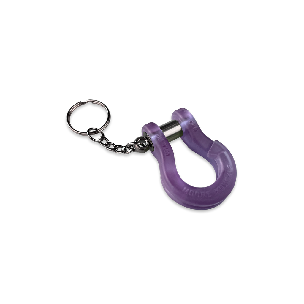 Jowl Split Shackle Key Chain Purple Nurple Moose Knuckle Offroad