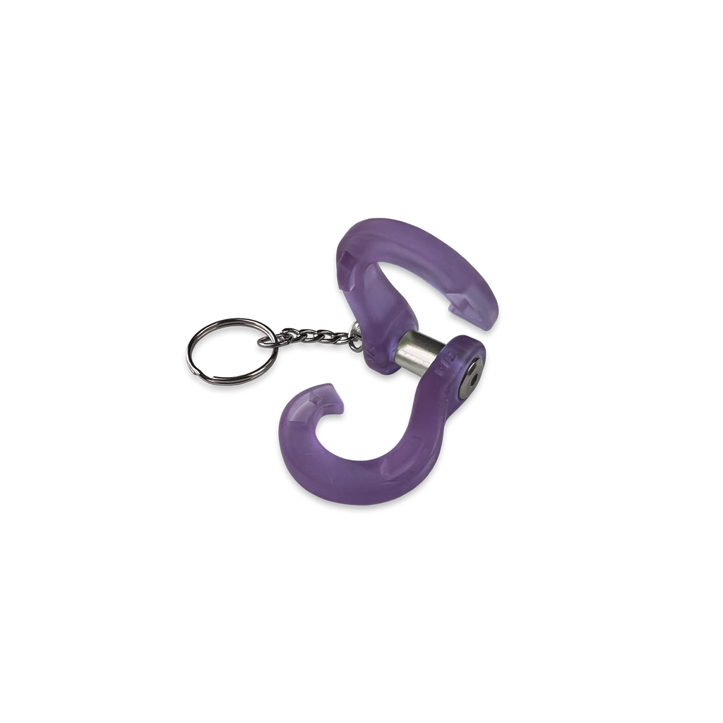 Jowl Split Shackle Key Chain Purple Nurple Moose Knuckle Offroad