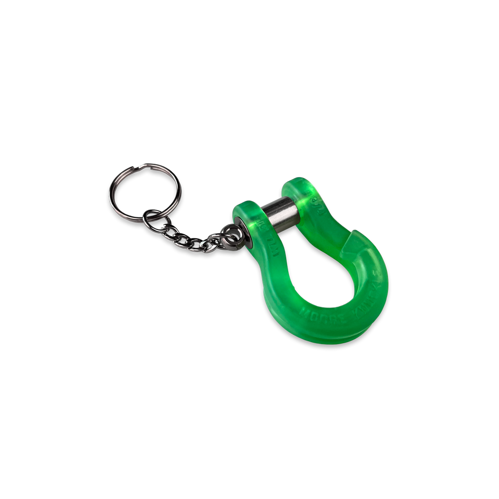 Jowl Split Shackle Key Chain Slime Green Moose Knuckle Offroad