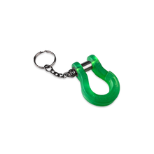 Load image into Gallery viewer, Jowl Split Shackle Key Chain Slime Green Moose Knuckle Offroad