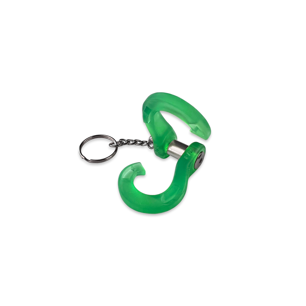 Jowl Split Shackle Key Chain Slime Green Moose Knuckle Offroad