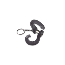 Load image into Gallery viewer, Jowl Split Shackle Key Chain Rolling Coal Moose Knuckle Offroad
