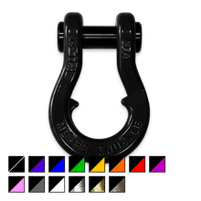 Load image into Gallery viewer, Jowl Recovery Split Shackle 3/4 Black Hole Moose Knuckle Offroad
