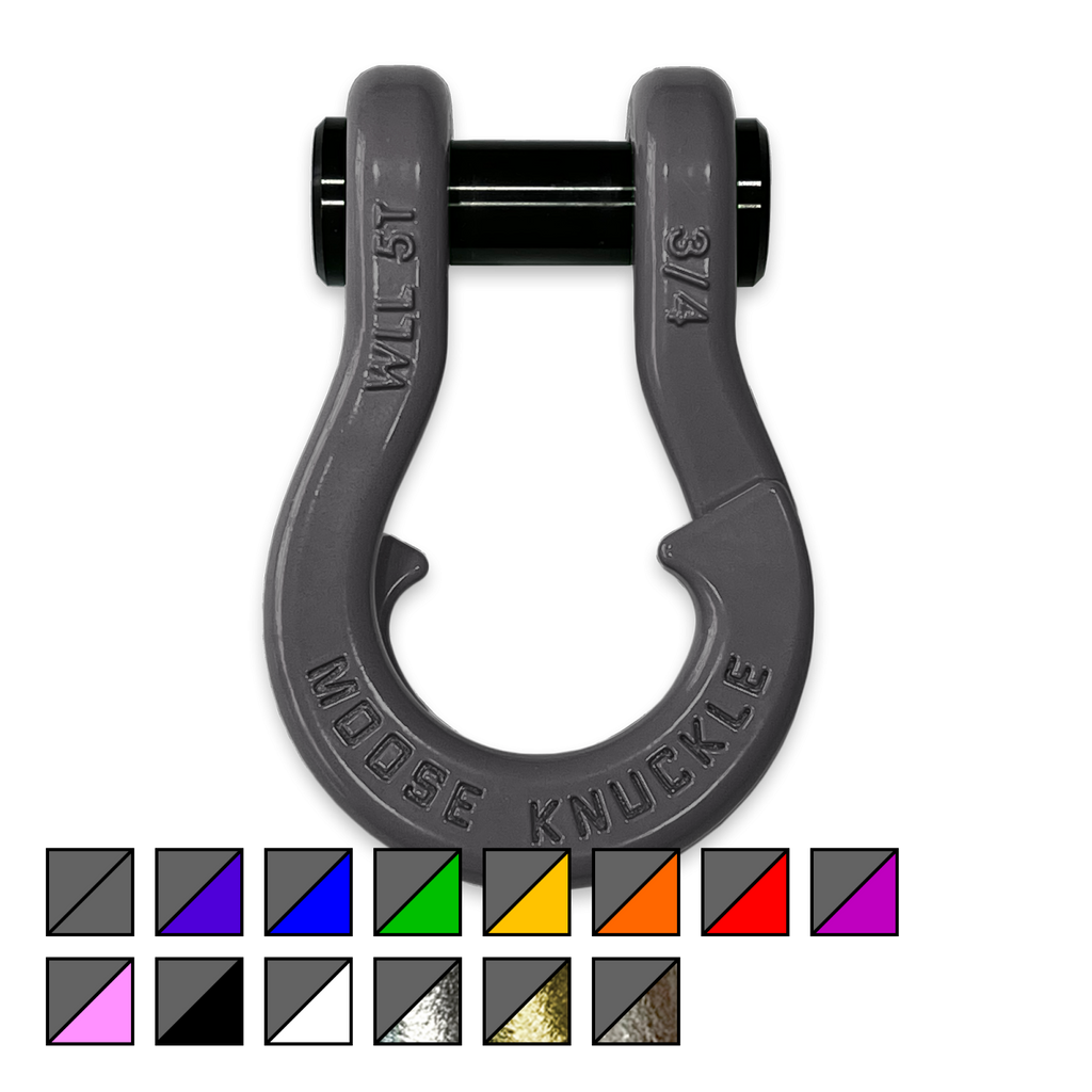 Jowl Recovery Split Shackle 3/4 Gun Gray Moose Knuckle Offroad