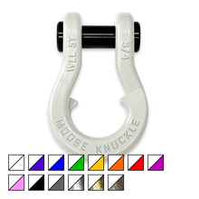 Load image into Gallery viewer, Jowl Recovery Split Shackle 3/4 Pure White Moose Knuckle Offroad