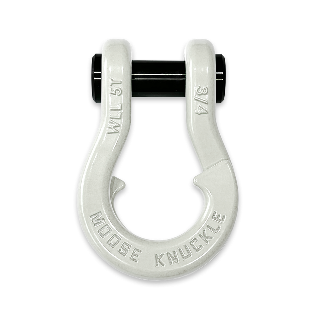 Jowl Recovery Split Shackle 3/4 Pure White Moose Knuckle Offroad