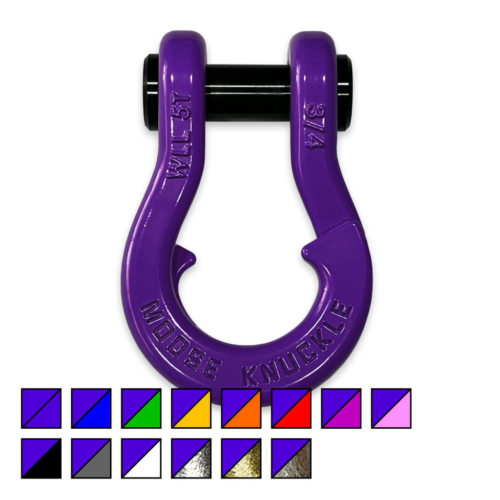 Jowl Recovery Split Shackle 3/4 Grape Escape Moose Knuckle Offroad