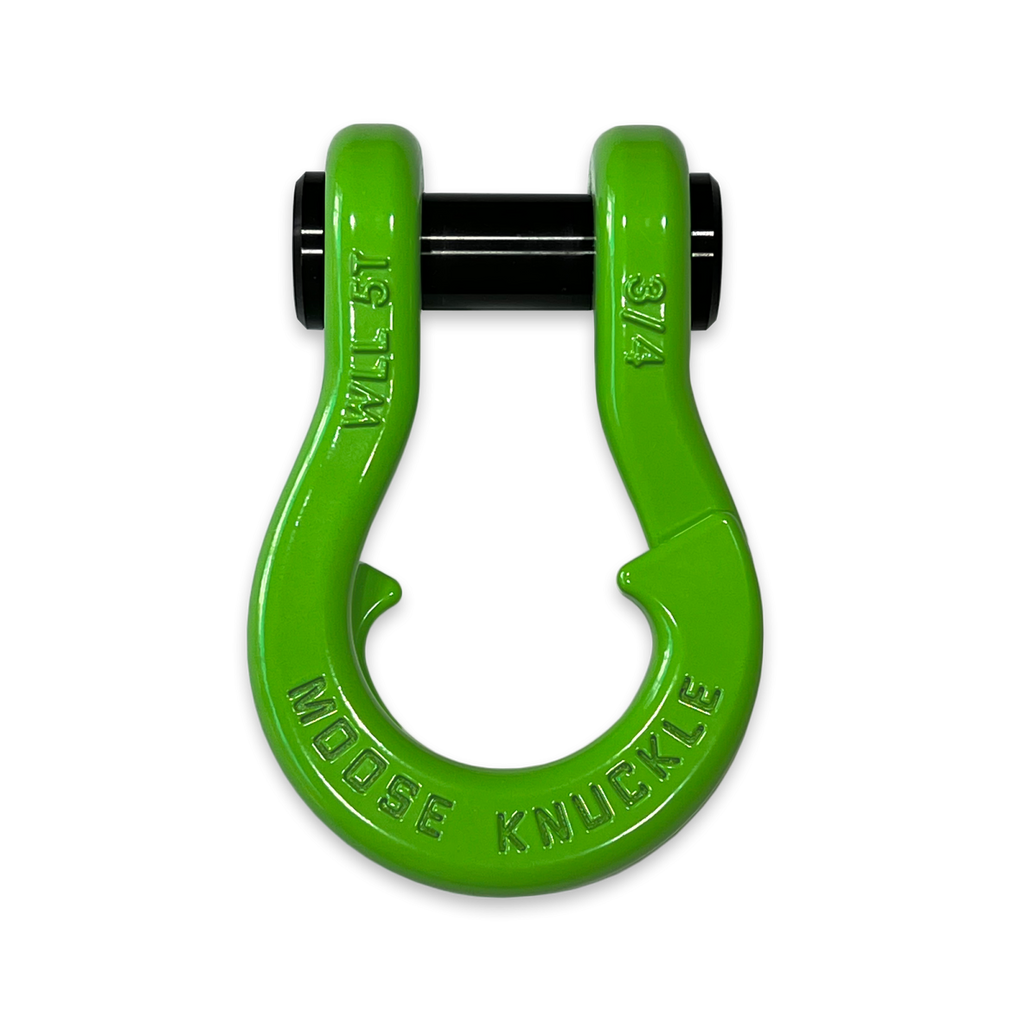 Jowl Recovery Split Shackle 3/4 Sublime Green Moose Knuckle Offroad