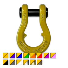 Load image into Gallery viewer, Jowl Recovery Split Shackle 3/4 Detonator Yellow Moose Knuckle Offroad