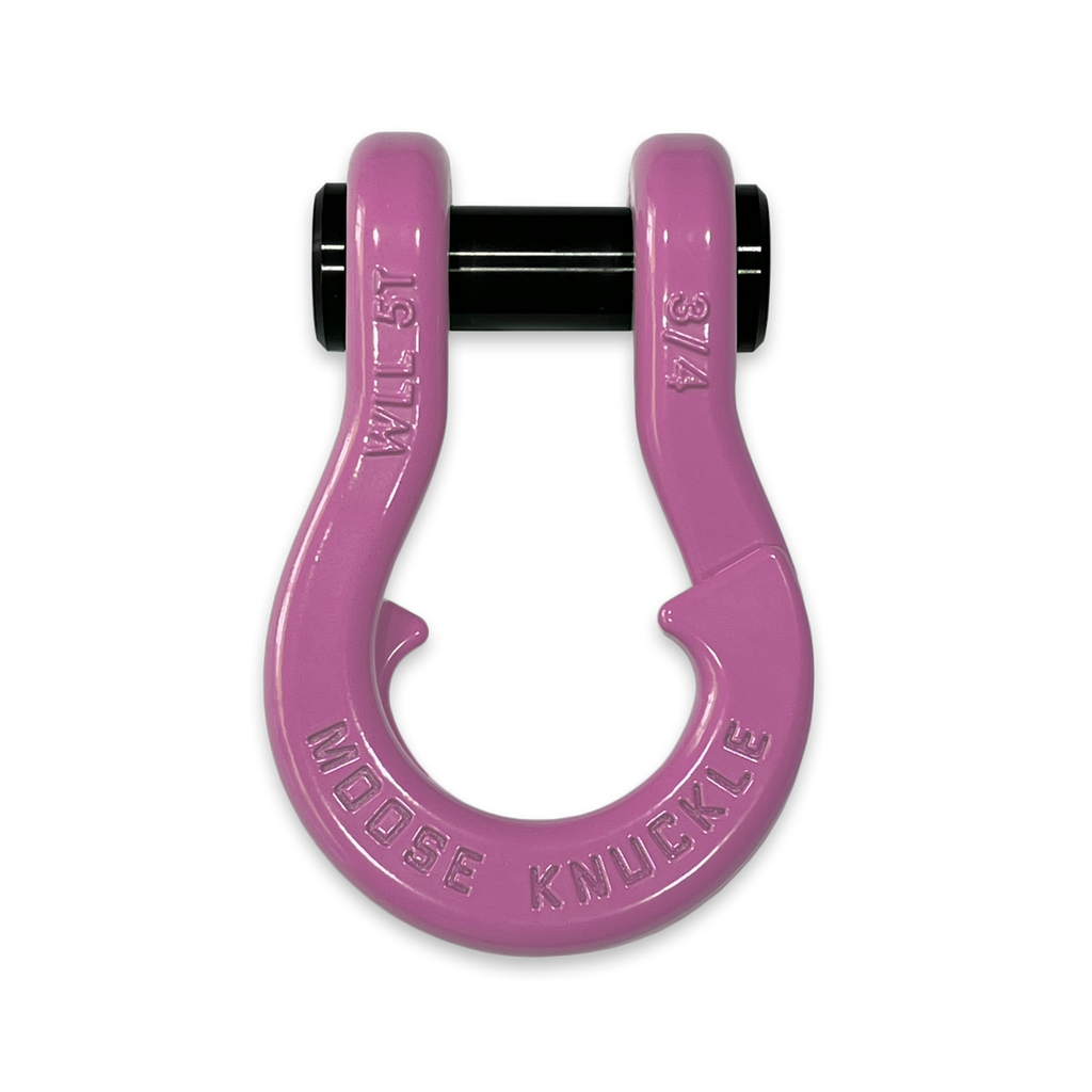 Jowl Recovery Split Shackle 3/4 Pretty Pink Moose Knuckle Offroad